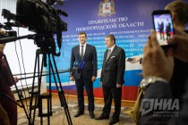 Рабочая встреча Глеба Никитина с послом Словении в РФ Бранко Раковцем