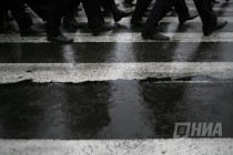 Смотр личного состава ГУ МВД РФ по Нижегородской области на пл. Минина и Пожарского