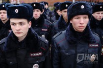 Смотр личного состава ГУ МВД РФ по Нижегородской области на пл. Минина и Пожарского