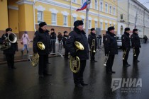 Смотр личного состава ГУ МВД РФ по Нижегородской области на пл. Минина и Пожарского