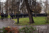 Смотр личного состава ГУ МВД РФ по Нижегородской области на пл. Минина и Пожарского