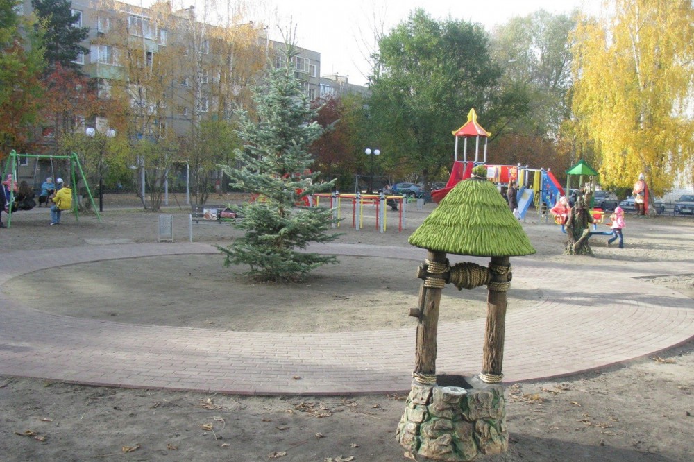 Благоустройство сквера на улице Пушкина завершилось в Заволжье Нижегородской области