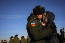 Отправка нижегородских призывников в Президентский и Семеновский полки