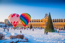 Воздухоплавательная Рождественская фиеста в Нижнем Новгороде