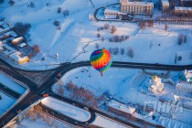 Воздухоплавательная Рождественская фиеста в Нижнем Новгороде