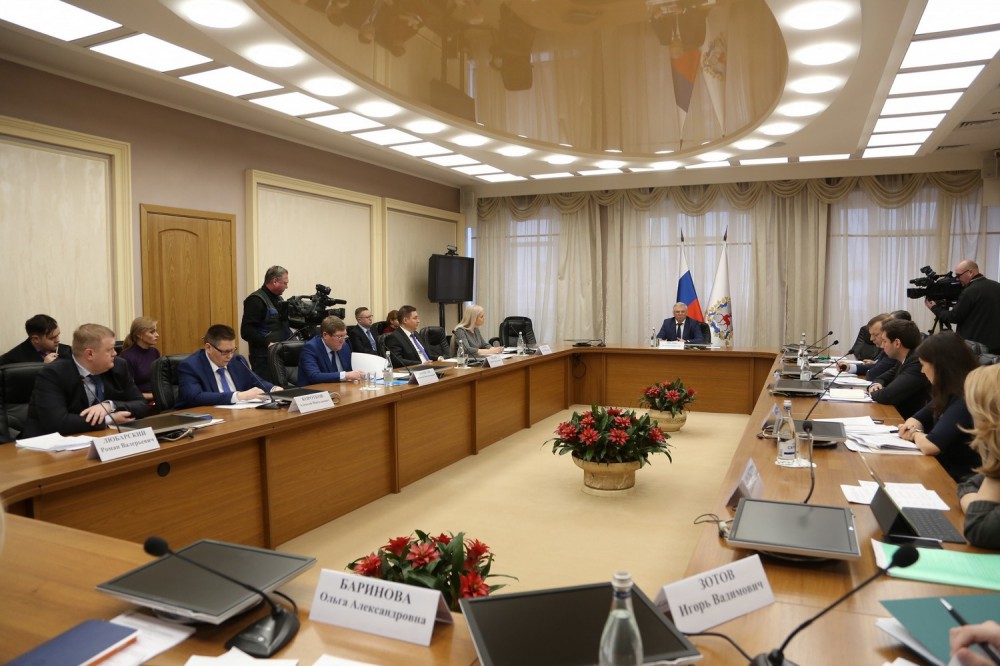 Заседание нижегородского правительства по обсуждению визита в Беларусь.