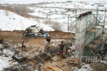 Проверка строительства трамплина К-60 в Нижнем Новгороде