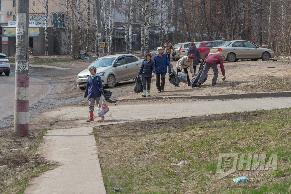 Общегородской субботник в Нижнем Новгороде переносится из-за плохой погоды на 20 апреля