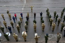 Первая репетиция парада Победы в Нижнем Новгороде 12 апреля