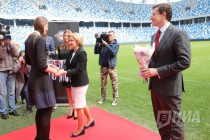 Награждение волейболисток нижегородской Спарты