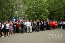 Памятник военным корреспондентам открыли в Нижнем Новгороде