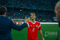 Матч Россия - Кипр в Нижнем Новгороде