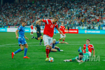 Матч Россия - Кипр в Нижнем Новгороде