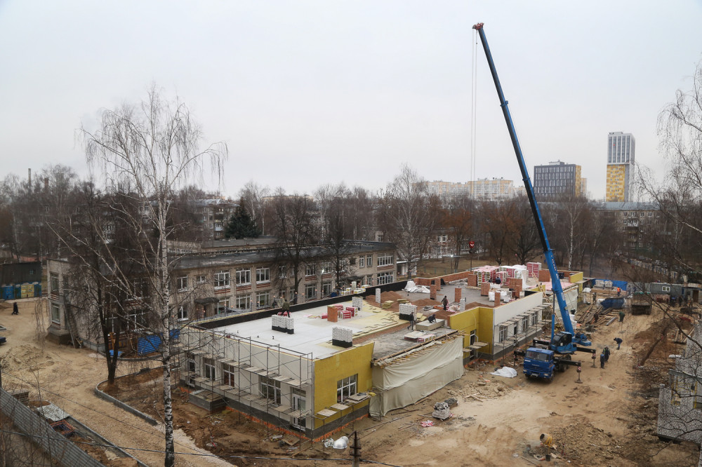 строительство корпуса детского сада в Сормовском районе