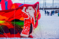 Воздухоплавательная Рождественская фиеста в Нижнем Новгороде