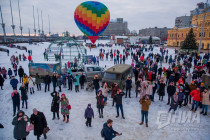 Воздухоплавательная Рождественская фиеста в Нижнем Новгороде