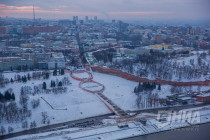 Воздухоплавательная Рождественская фиеста в Нижнем Новгороде