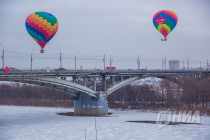 Воздухоплавательная Рождественская фиеста в Нижнем Новгороде