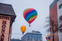Воздухоплавательная Рождественская фиеста в Нижнем Новгороде
