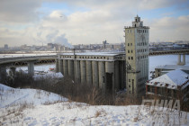 Снос элеватора на улице Черниговской