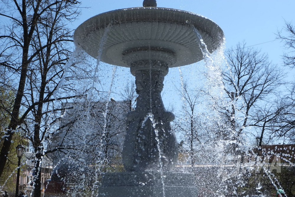Главный городской фонтан начал работать в Нижнем Новгороде 16 июня