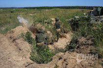 Учения на полигоне Мулино