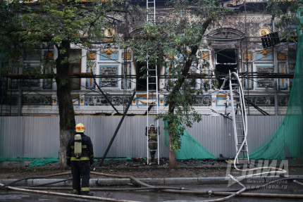 Пожар в литературном музее
