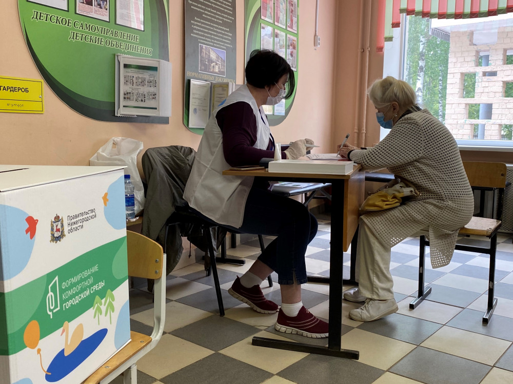 Более 95 тыс. нижегородцев уже проголосовали за общественные пространства на избирательных участках