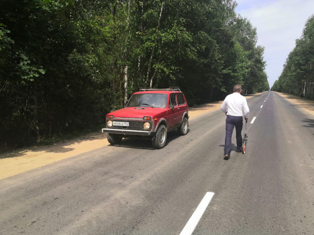 Интенсивный участок дороги отремонтировали в Вознесенском районе