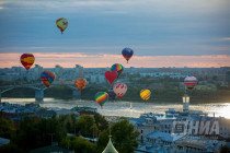 Фиеста воздушных шаров над Нижним Новгородом