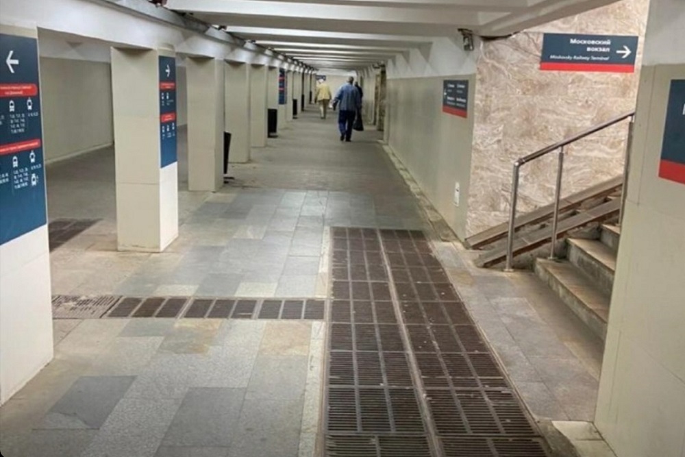 Подземный переход на Московском вокзале в Нижнем Новгороде привели в порядок по поручению губернатора