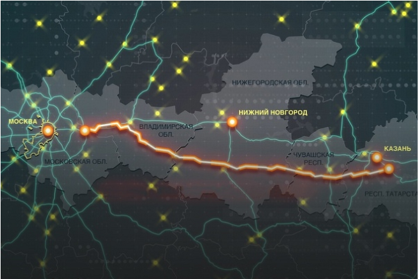Карта скоростной магистрали