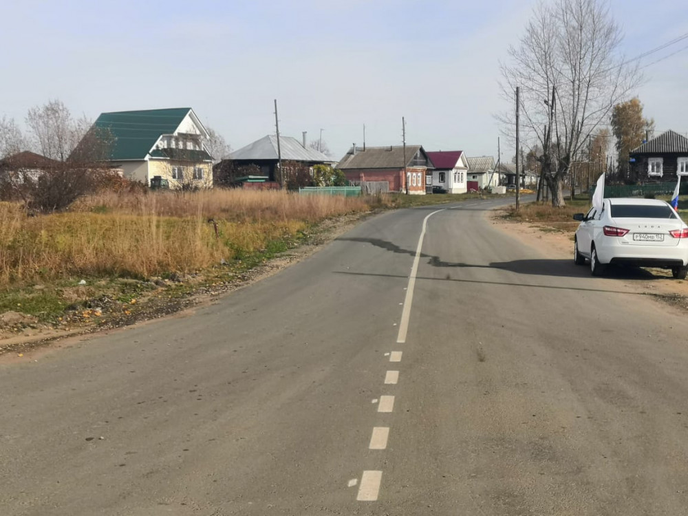 Участок дороги отремонтировали в Вознесенском районе