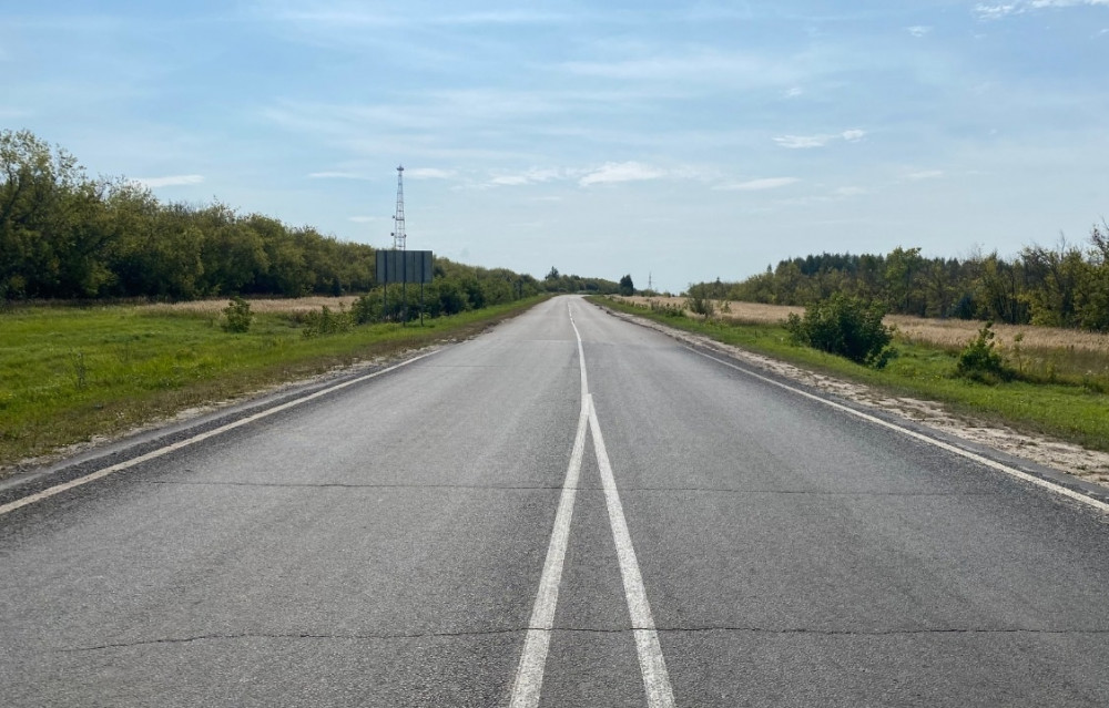 Еще один участок дороги отремонтировали в Сергачском районе