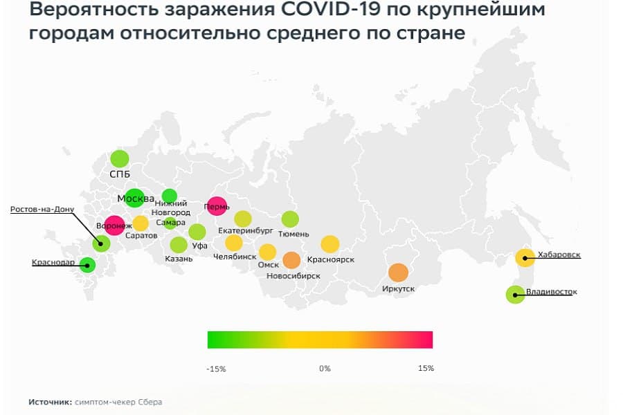 Нижний Новгород вошел в перечень городов с наименьшим риском заражения COVID-19