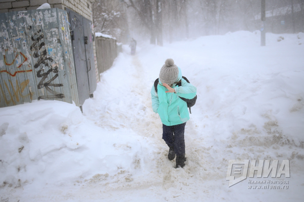 Нижегородским ученикам разрешили не ходить в школы в мороз