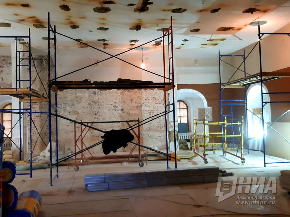 Реставрация помещения в Дмитриевской башне