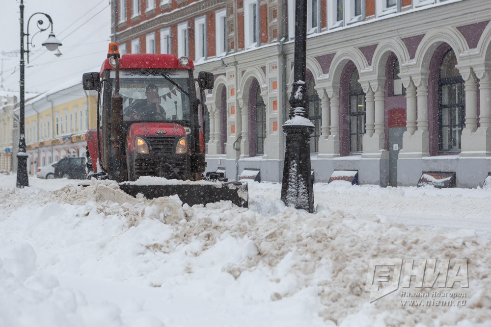 Режим ЧС введен в Нижнем Новгороде в связи с продолжительным снегопадом