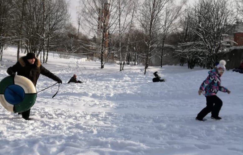 Зимние игры организовали в Приокском районе Нижнего Новгорода