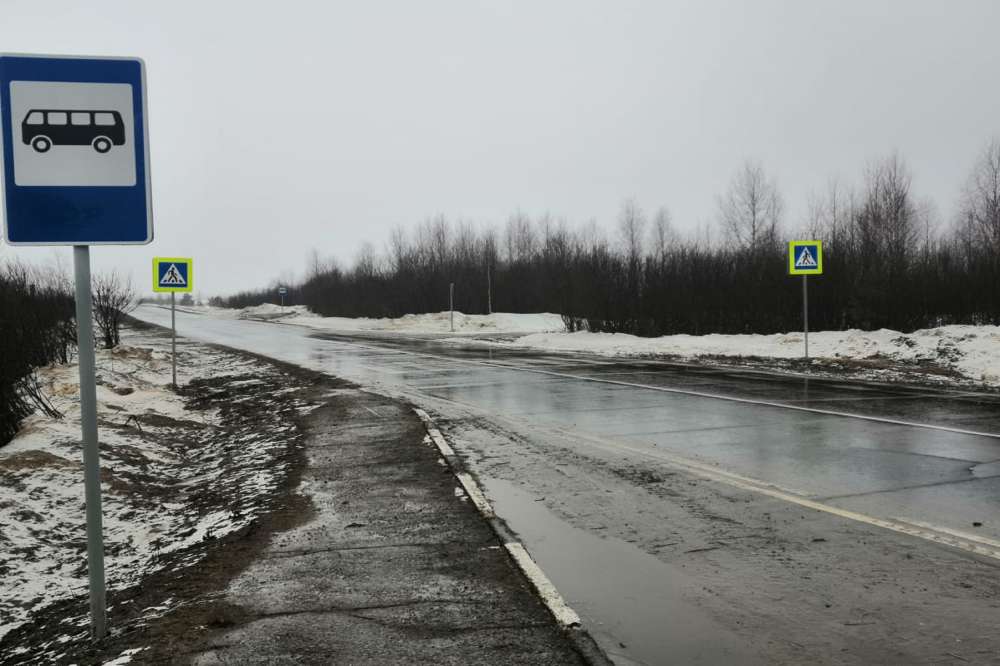Более 700 новых дорожных знаков установили на дороге в Шарангском районе