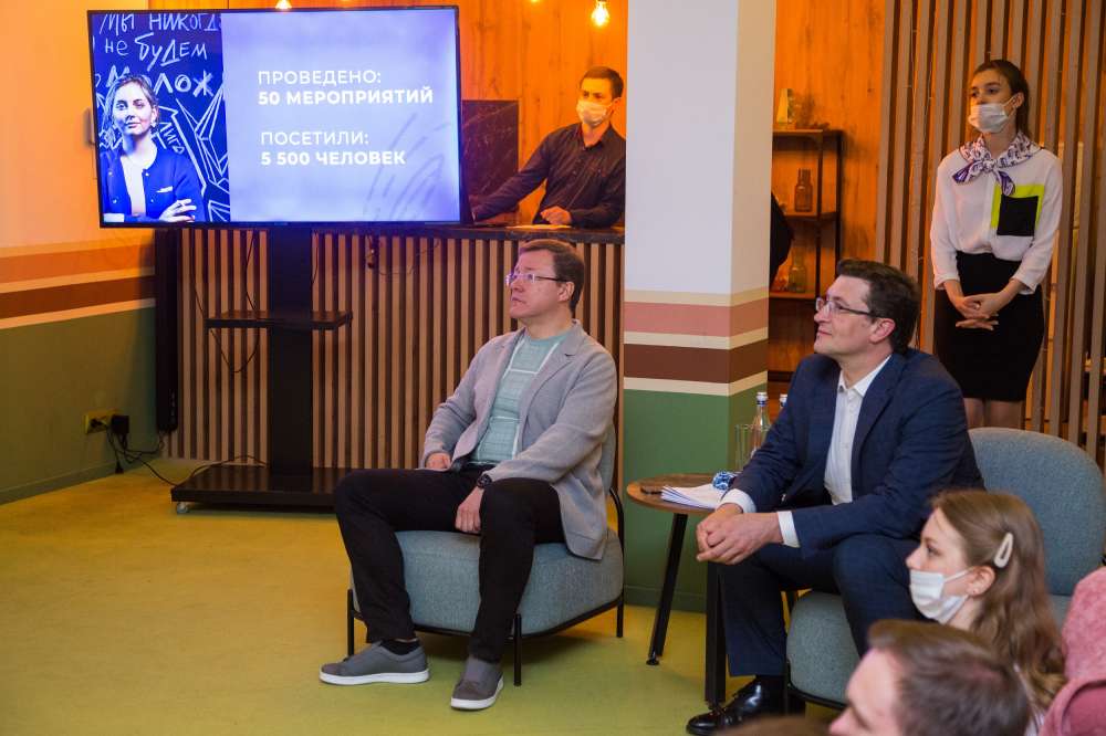 Глеб Никитин и Дмитрий Азаров открыли форум "Молодежь Поволжья"