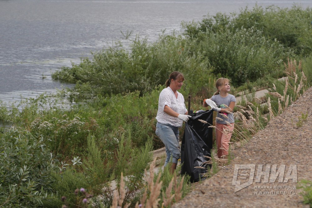 Акция по очистке берегов Волги от мусора пройдет в Нижнем Новгороде 20 мая