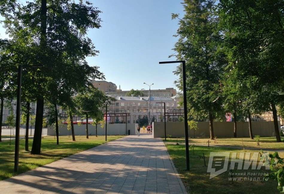 Остановочный павильон на пл. Свободы в Нижнем Новгороде смонтируют к началу августа