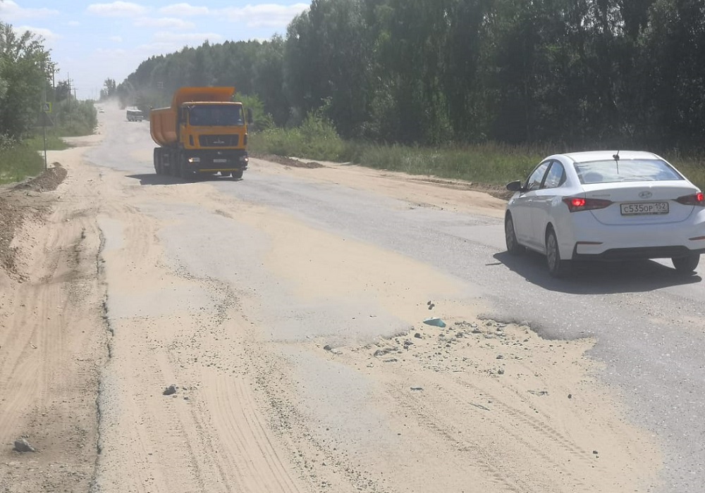 Дорогу Выкса – Досчатое в Нижегородской области отремонтируют к осени за 130 млн рублей 