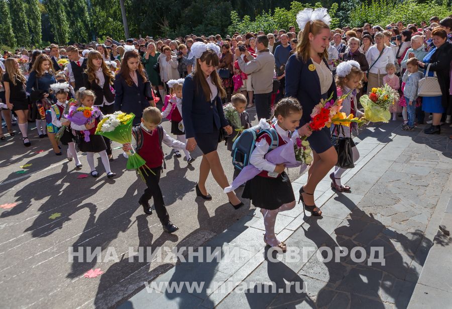 Более 15 тысяч первоклассников пойдут в школы Нижнего Новгорода в новом учебном году