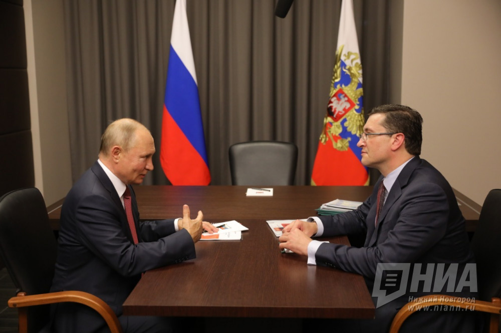 Глеб Никитин попросил Владимира Путина поддержать проект ВСМ до Нижнего Новгорода