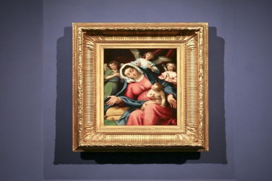 Выставка картины Лоренцо Лотто Мадонна делла Грацие