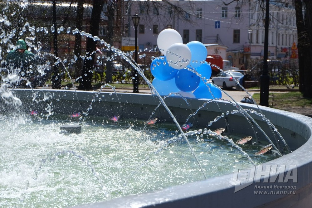 Сезон фонтанов заканчивается в Нижнем Новгороде