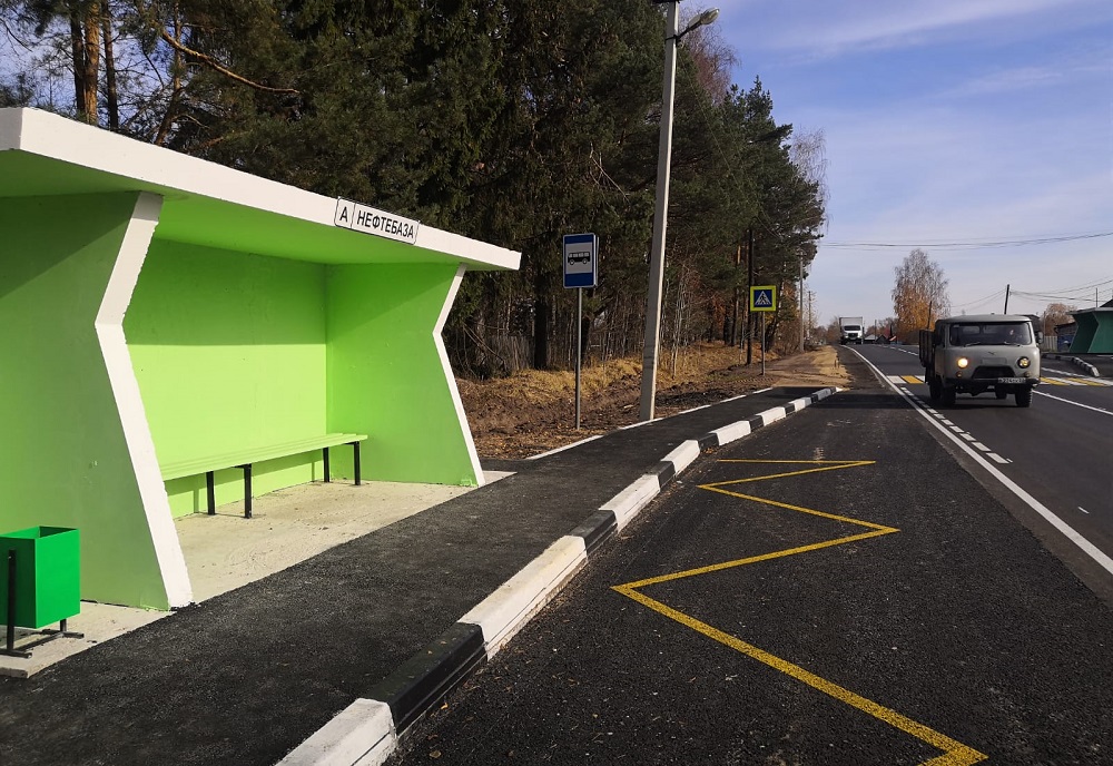 Более 110 остановочных павильонов установлено на дорогах Нижегородской области в 2021 году