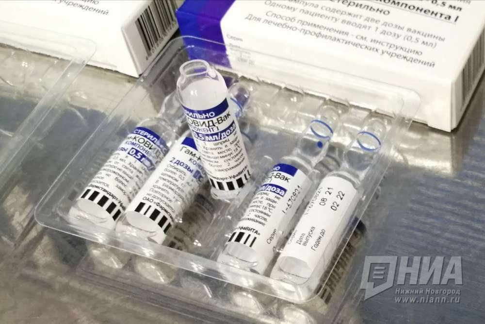 Около 1,7 млн жителей Нижегородской области уже вакцинировалось от коронавируса